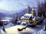 Thomas Kinkade Home For Christmas painting